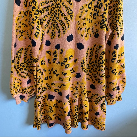 Farm Rio Palms Sweater Mini Dress - Picture 9 of 15